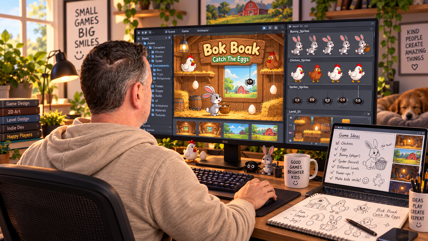 Bok Boak wird mit viel Freude entwickelt